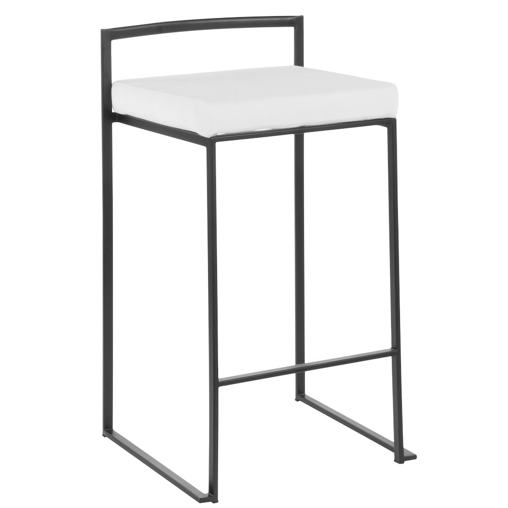 Fuji Stacker 26" Fixed-Height Counter Stool - Set of 3. Picture 2
