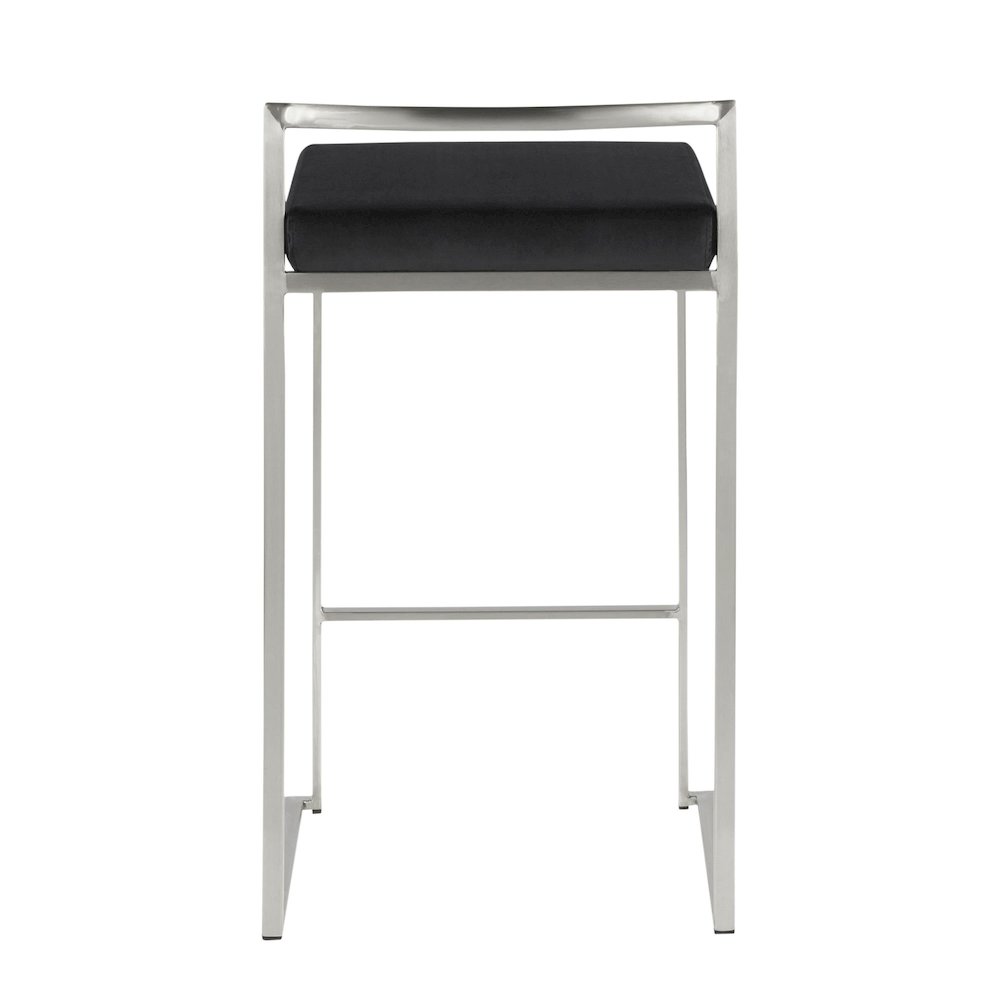 Fuji Stacker 26" Fixed-Height Counter Stool - Set of 3. Picture 5