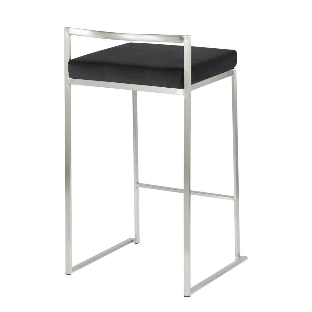 Fuji Stacker 26" Fixed-Height Counter Stool - Set of 3. Picture 4