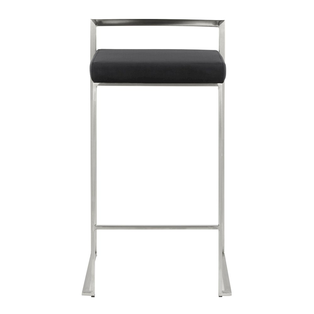 Fuji Stacker 26" Fixed-Height Counter Stool - Set of 3. Picture 6