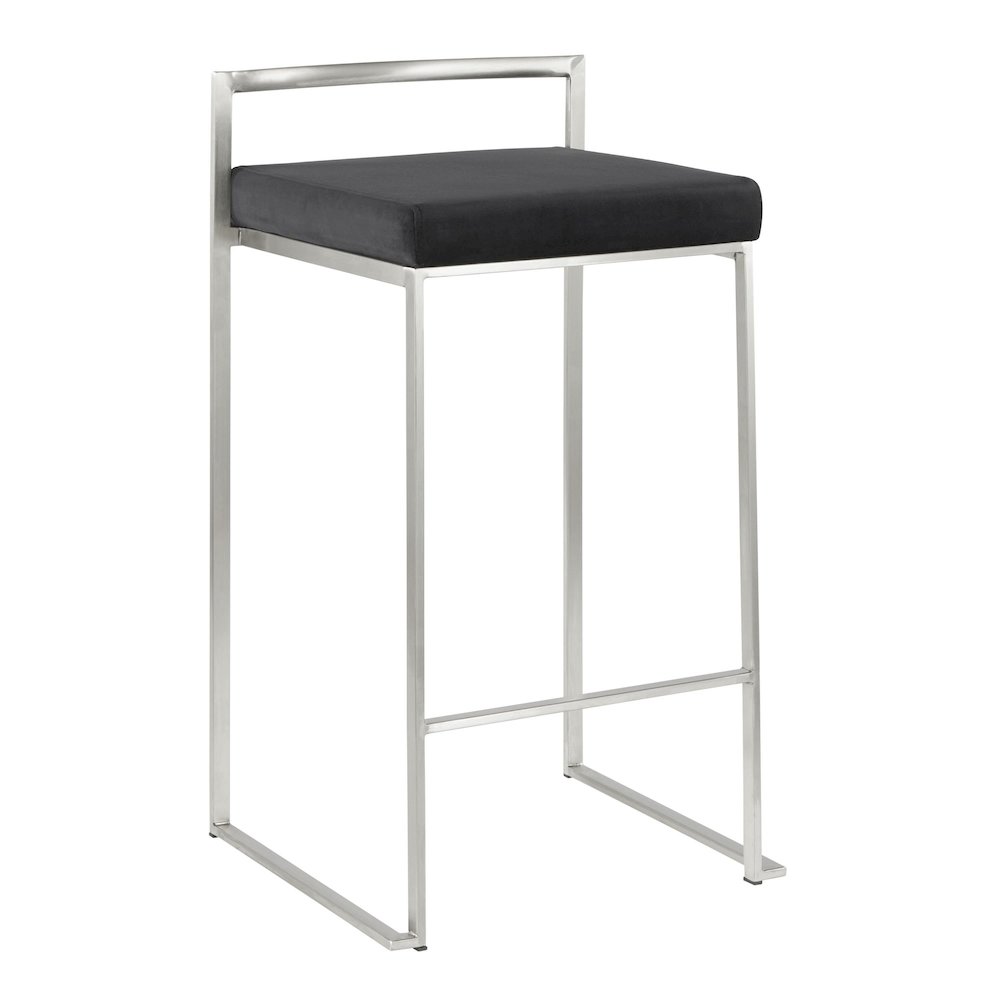 Fuji Stacker 26" Fixed-Height Counter Stool - Set of 3. Picture 2