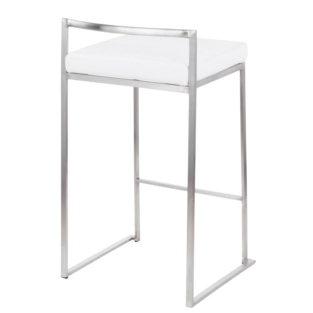 Fuji Stacker 26" Fixed-Height Counter Stool - Set of 3. Picture 4