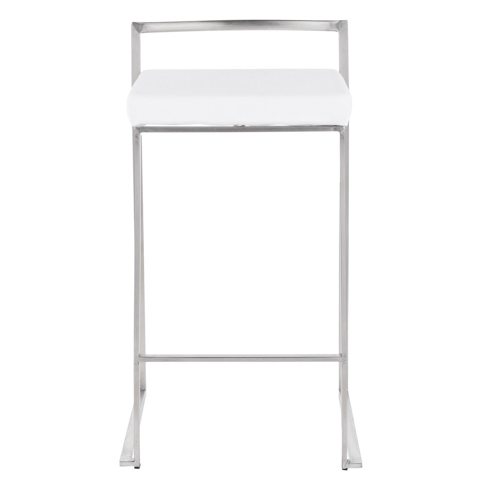 Fuji Stacker 26" Fixed-Height Counter Stool - Set of 3. Picture 6