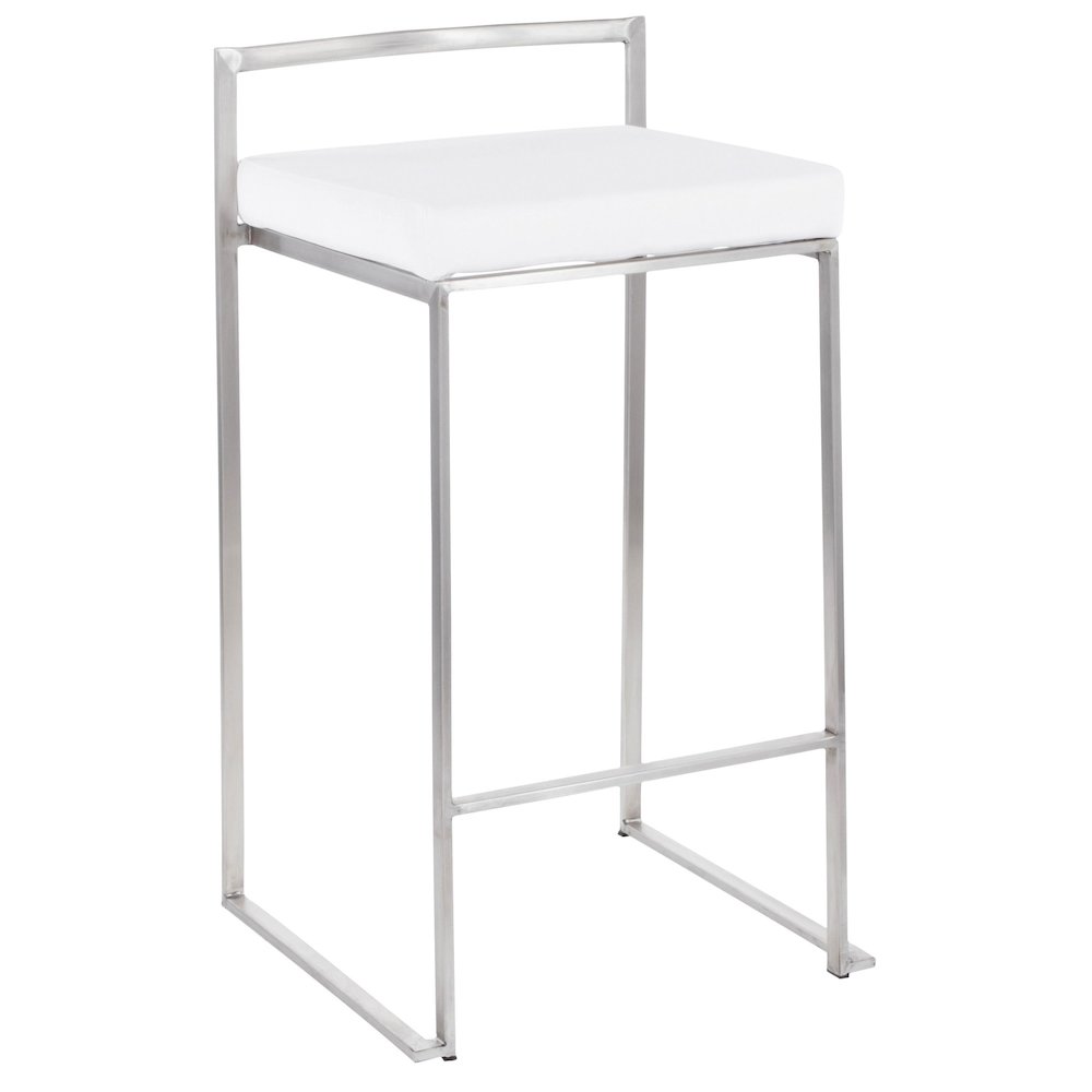 Fuji Stacker 26" Fixed-Height Counter Stool - Set of 3. Picture 2