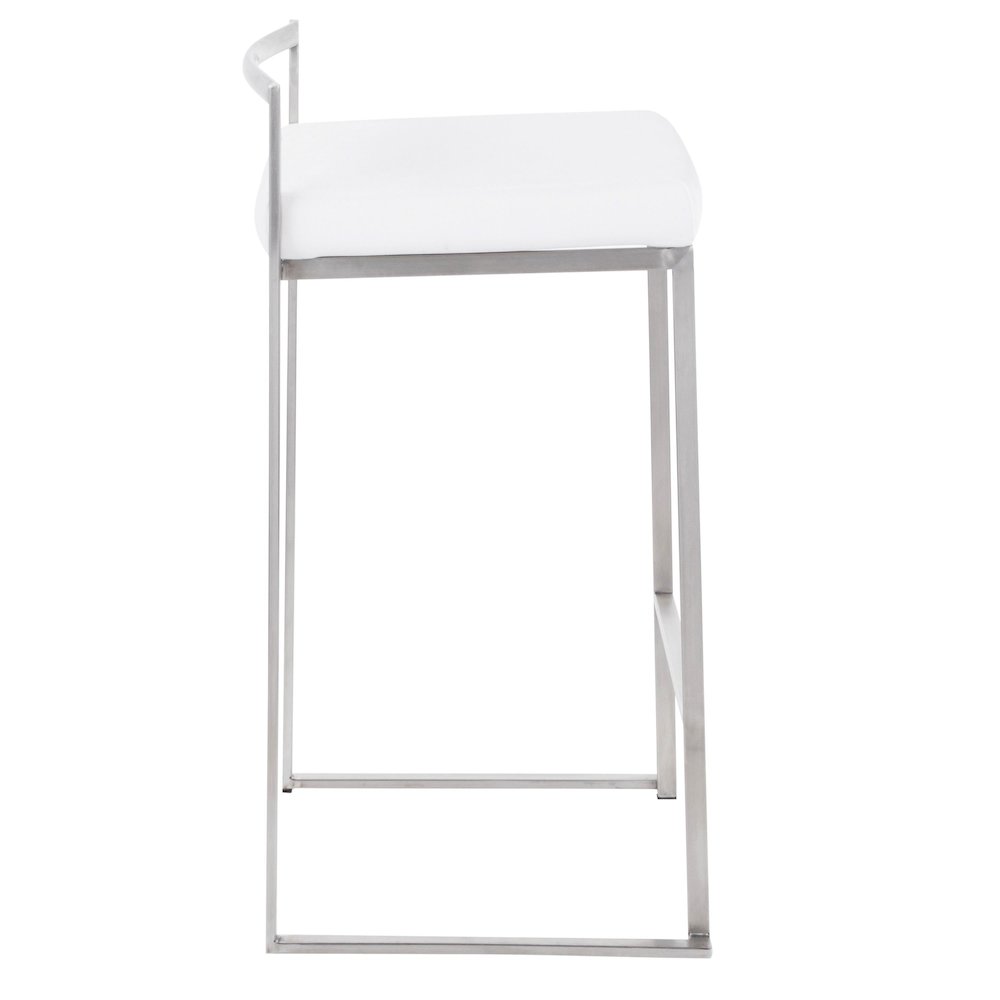 Fuji Stacker 26" Fixed-Height Counter Stool - Set of 3. Picture 3