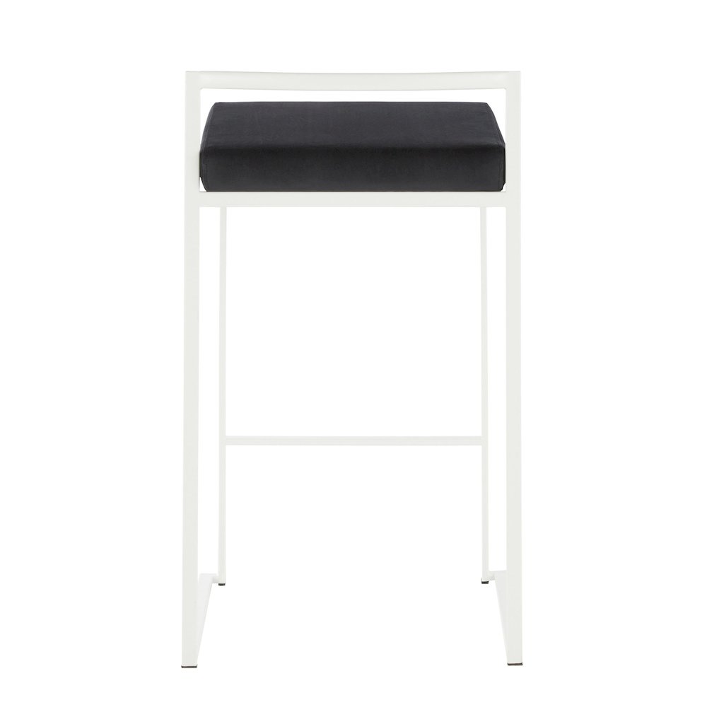 Fuji Stacker 26" Fixed-Height Counter Stool - Set of 3. Picture 5