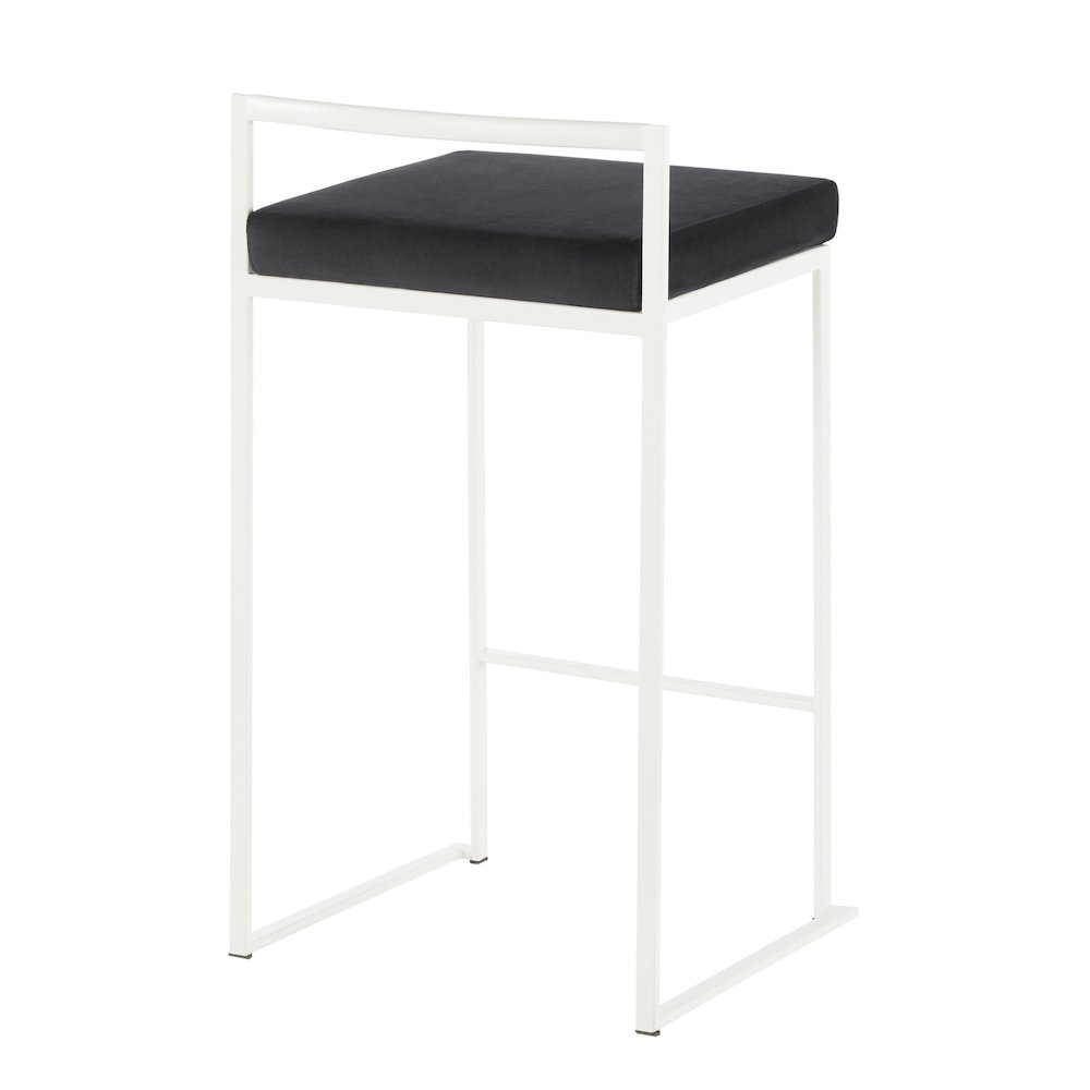 Fuji Stacker 26" Fixed-Height Counter Stool - Set of 3. Picture 4