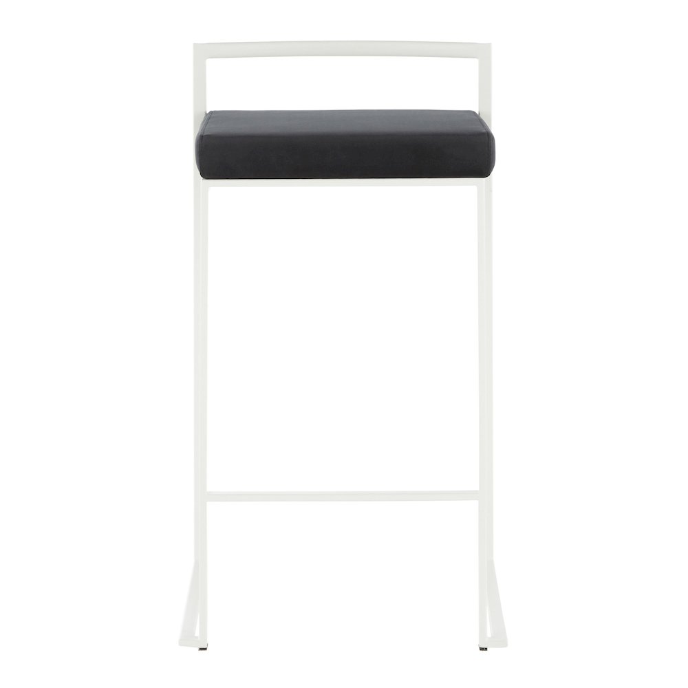 Fuji Stacker 26" Fixed-Height Counter Stool - Set of 3. Picture 6