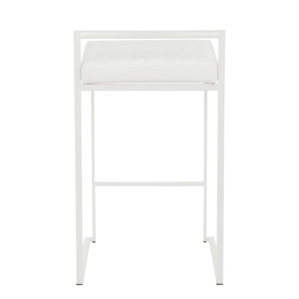 Fuji Stacker 26" Fixed-Height Counter Stool - Set of 3. Picture 5