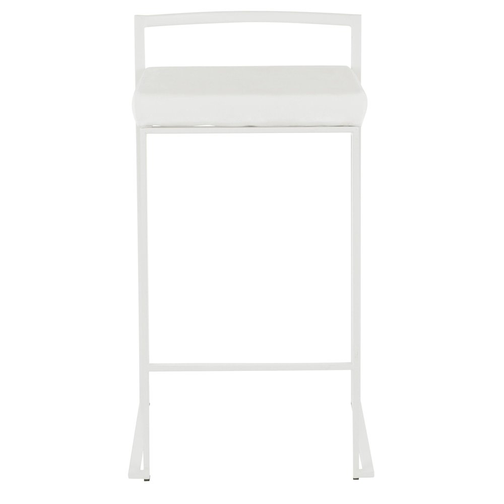 Fuji Stacker 26" Fixed-Height Counter Stool - Set of 3. Picture 6