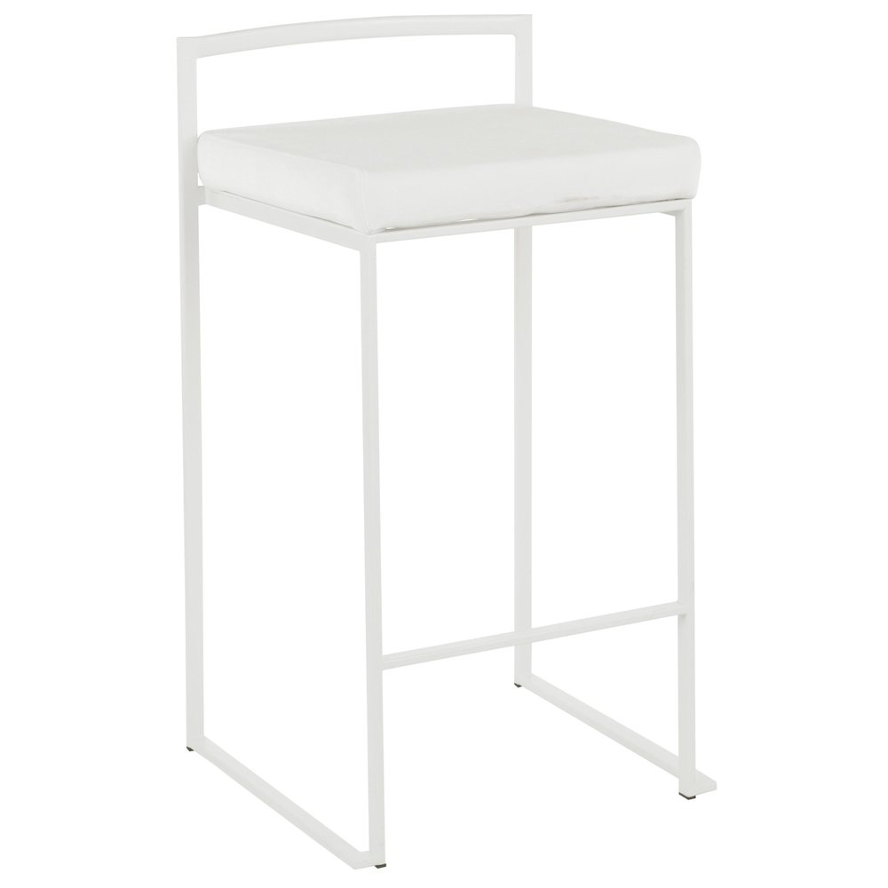 Fuji Stacker 26" Fixed-Height Counter Stool - Set of 3. Picture 2