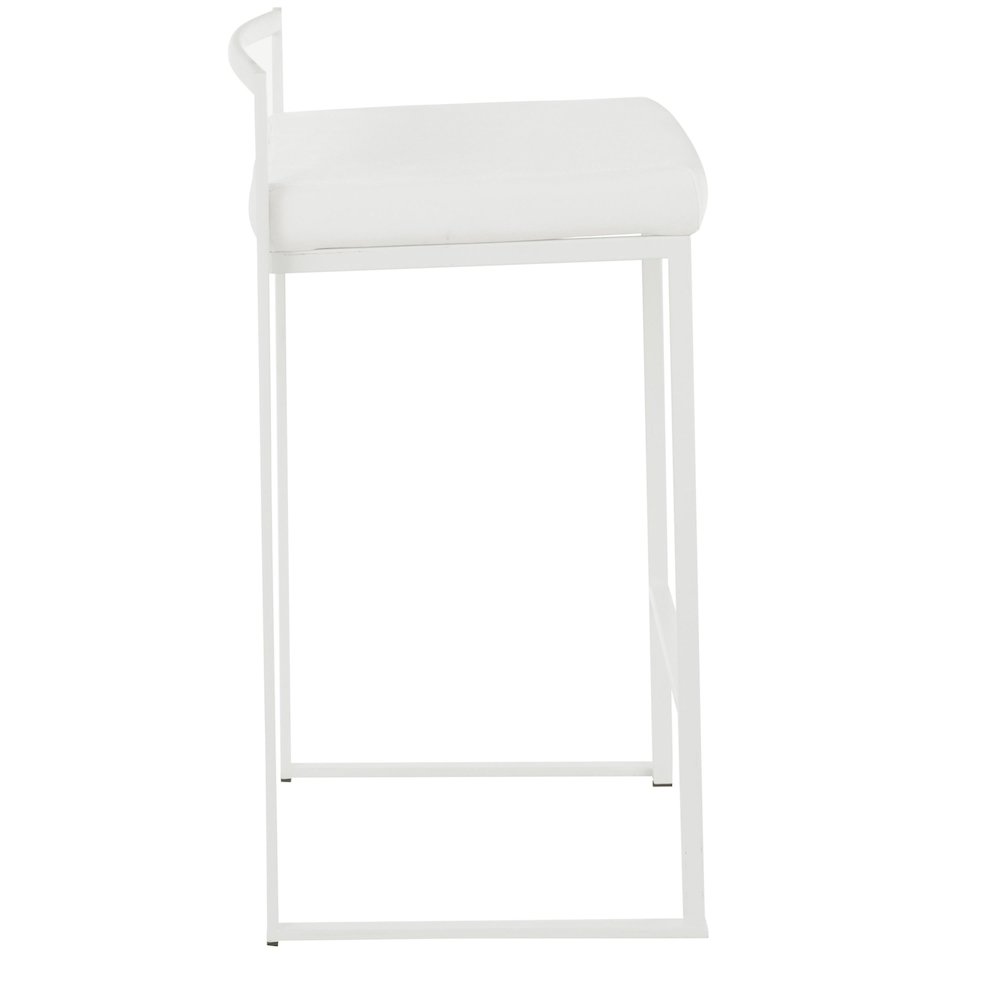 Fuji Stacker 26" Fixed-Height Counter Stool - Set of 3. Picture 3