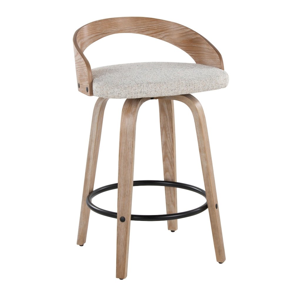 Grotto 26" Fixed-Height Counter Stool - Set of 2. Picture 2
