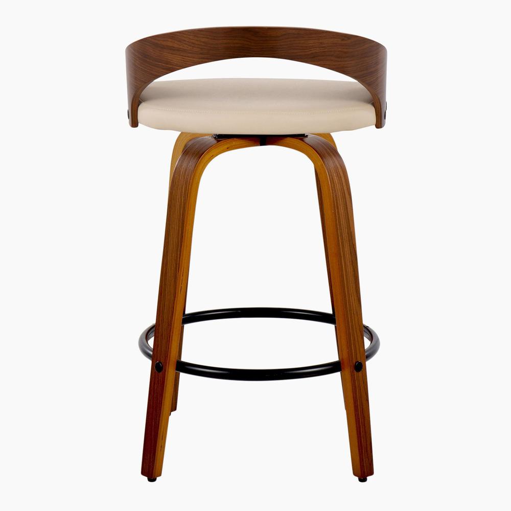 Beige Grotto 26" Fixed-Height Counter Stool - Set of 2. Picture 5