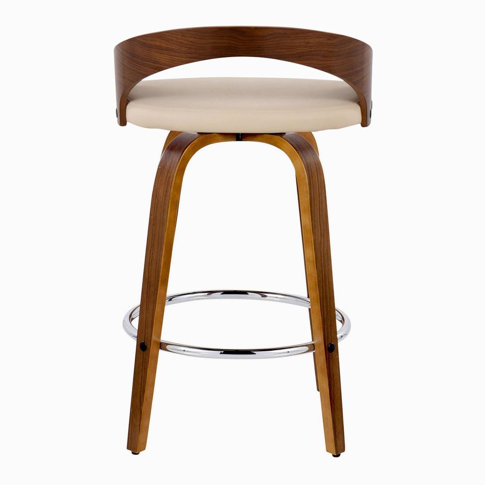Brown Grotto 26" Fixed-Height Counter Stool - Set of 2. Picture 5