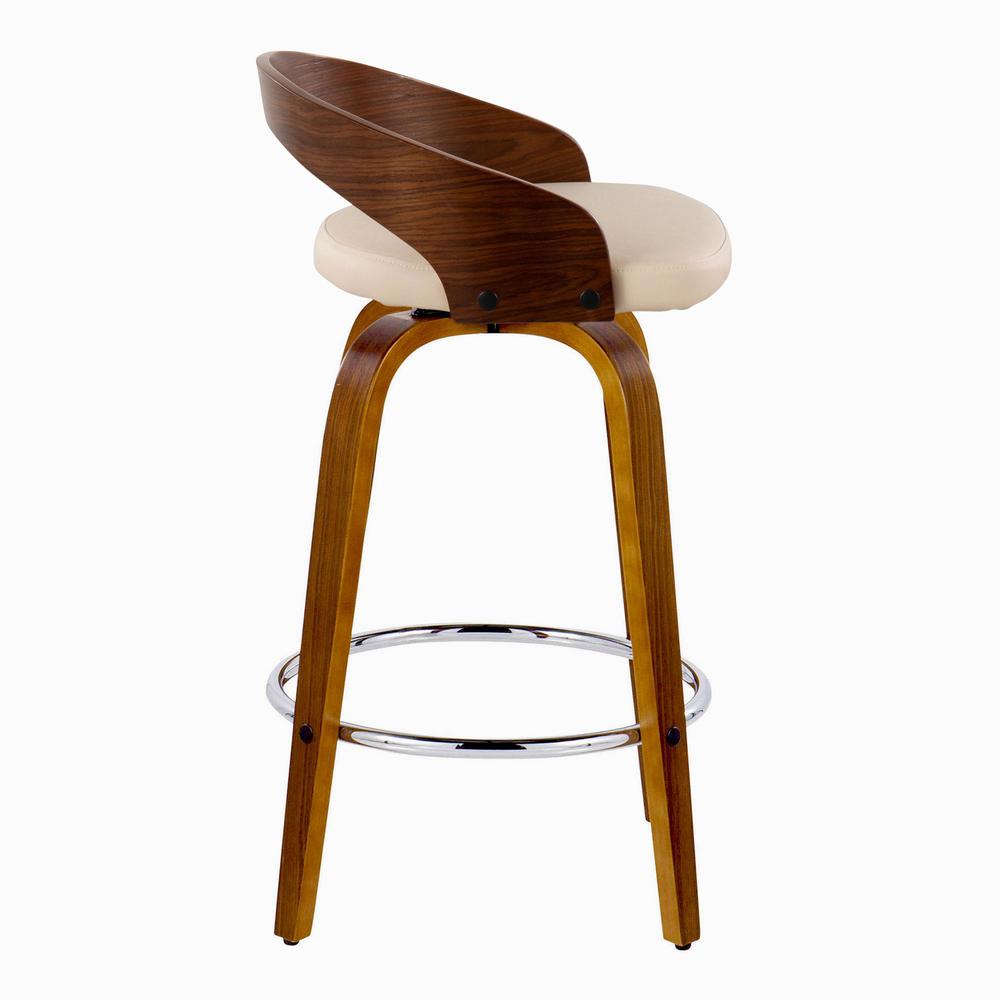 Brown Grotto 26" Fixed-Height Counter Stool - Set of 2. Picture 3