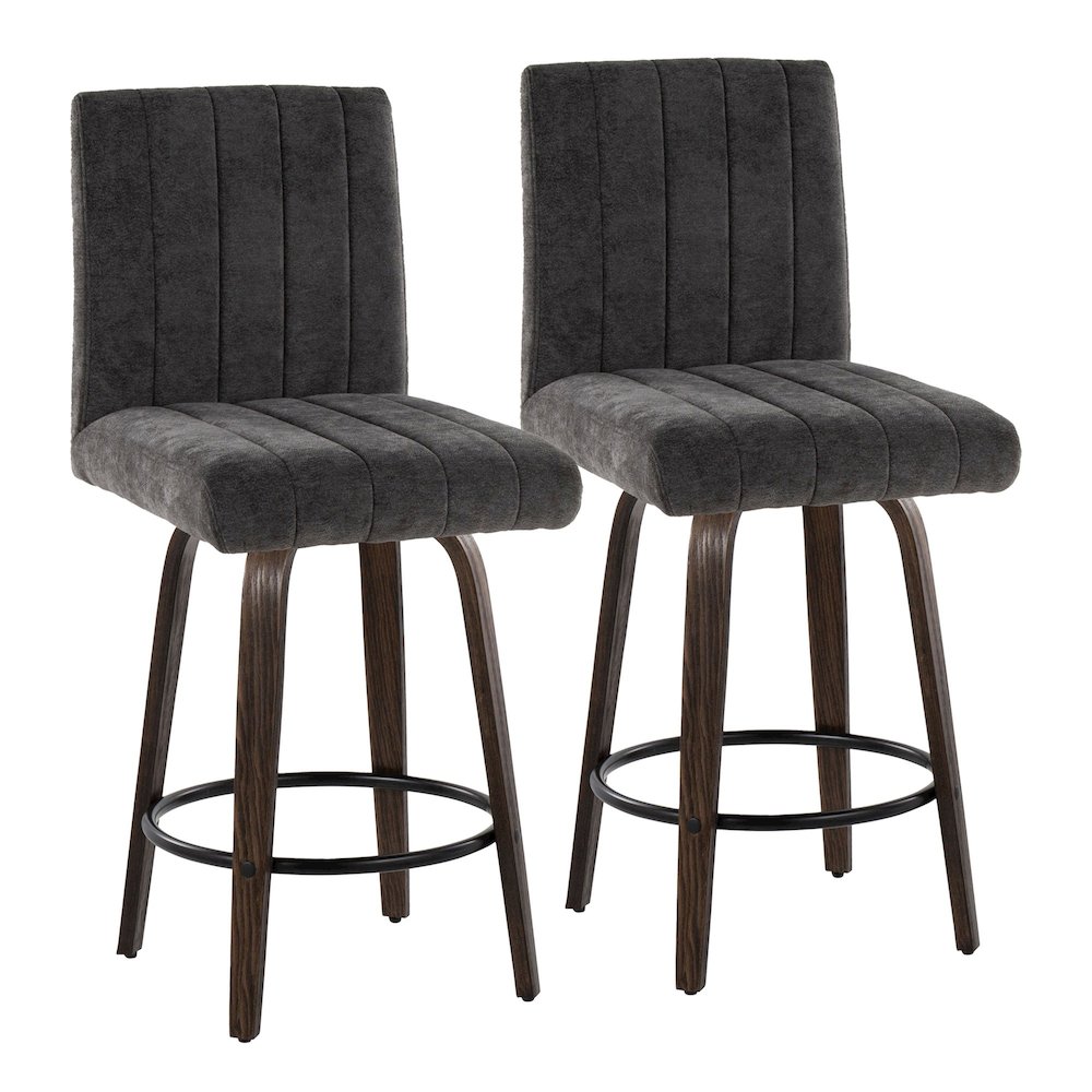 Hank 26" Fixed-Height Counter Stool - Set of 2. Picture 1