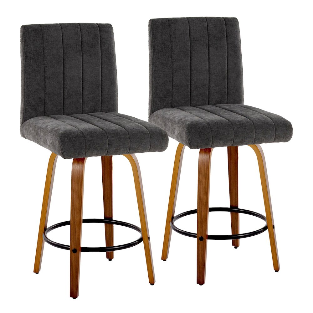 Hank 26" Fixed-Height Counter Stool - Set of 2. Picture 1