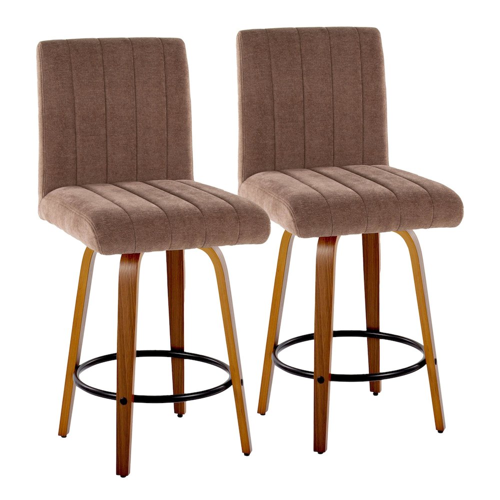 Hank 26" Fixed-Height Counter Stool - Set of 2. Picture 1
