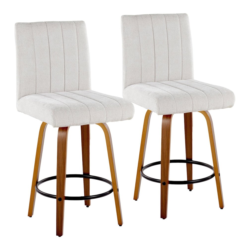 Hank 26" Fixed-Height Counter Stool - Set of 2. Picture 1