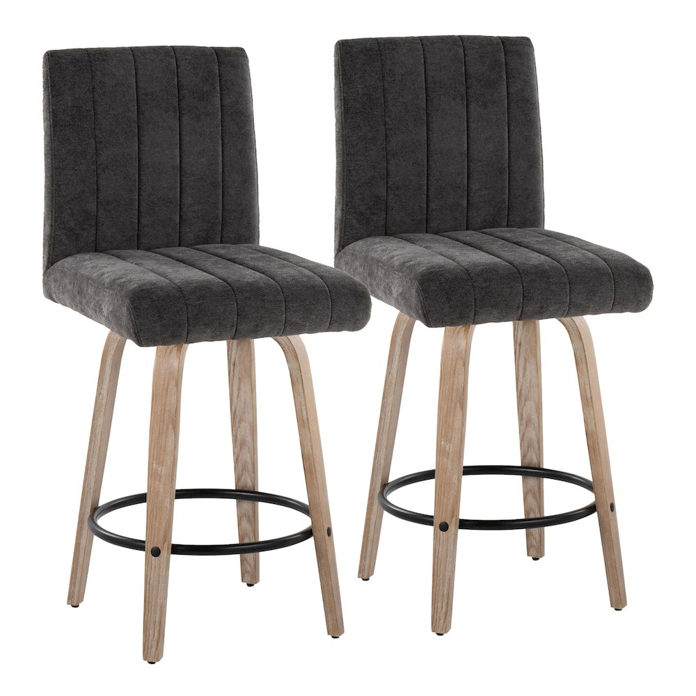 Hank 26" Fixed-Height Counter Stool - Set of 2. Picture 1