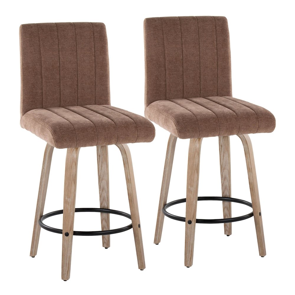 Hank 26" Fixed-Height Counter Stool - Set of 2. Picture 1