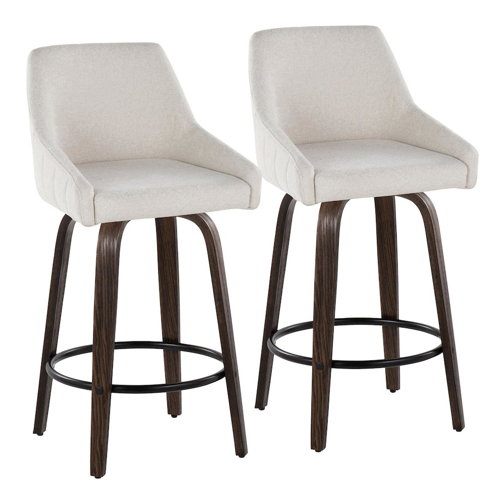 Hannah 26" Fixed-Height Counter Stool - Set of 2. Picture 1