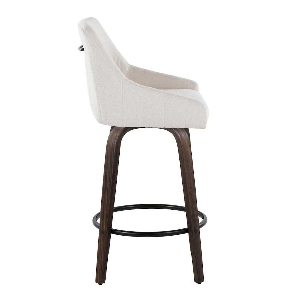 Hannah 26" Fixed-Height Counter Stool - Set of 2. Picture 3