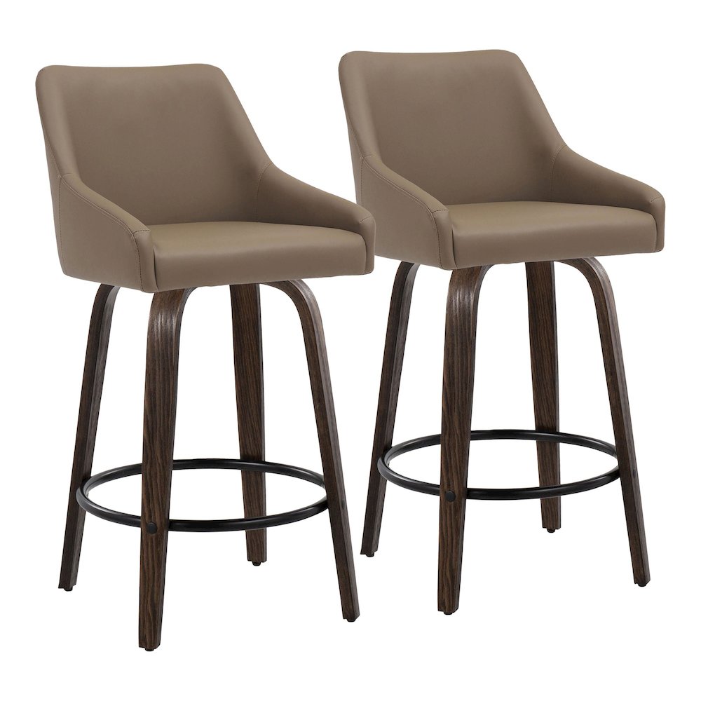 Hannah 26" Fixed-Height Counter Stool - Set of 2. Picture 1