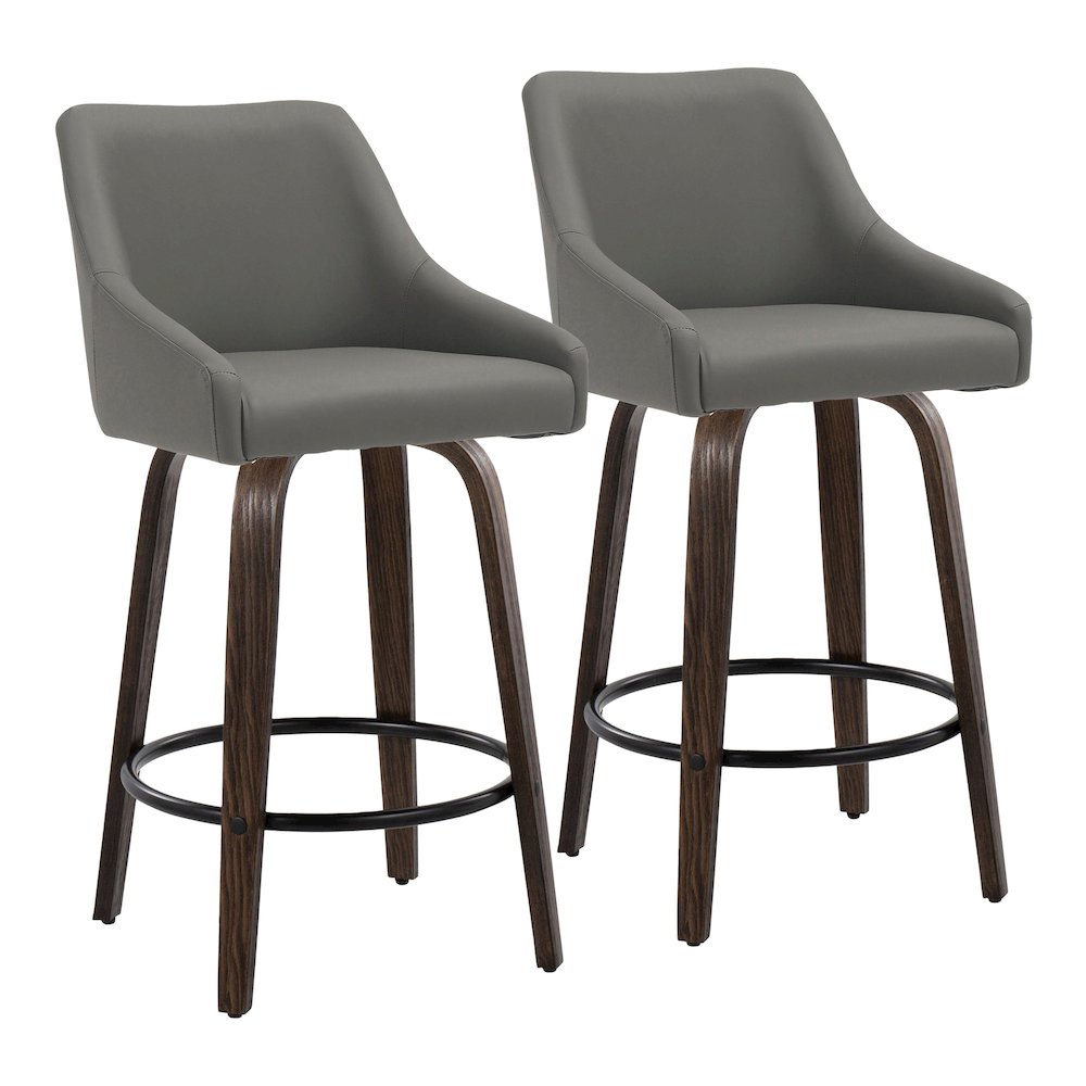 Hannah 26" Fixed-Height Counter Stool - Set of 2. Picture 1