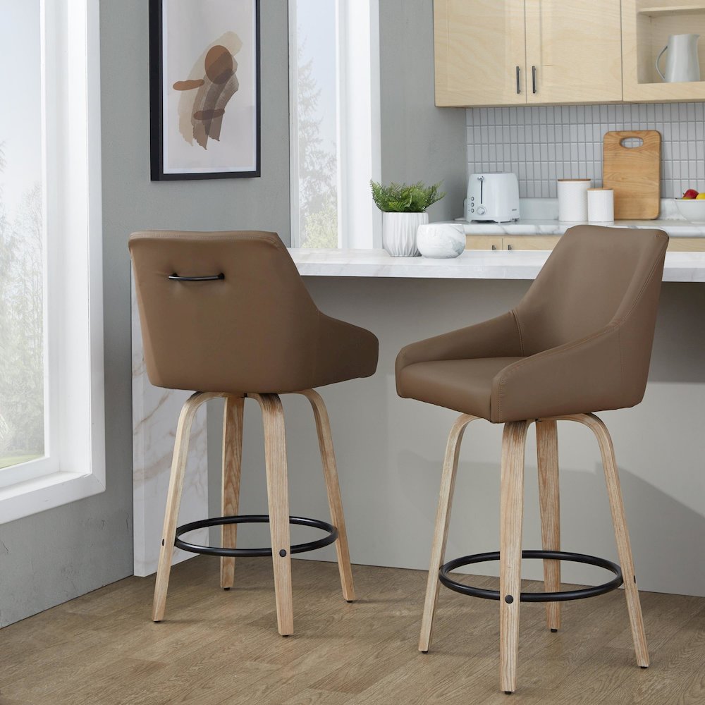 Hannah 26" Fixed-Height Counter Stool - Set of  2. Picture 8