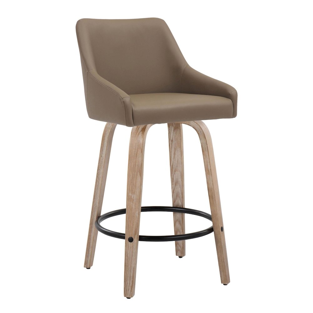 Hannah 26" Fixed-Height Counter Stool - Set of  2. Picture 2