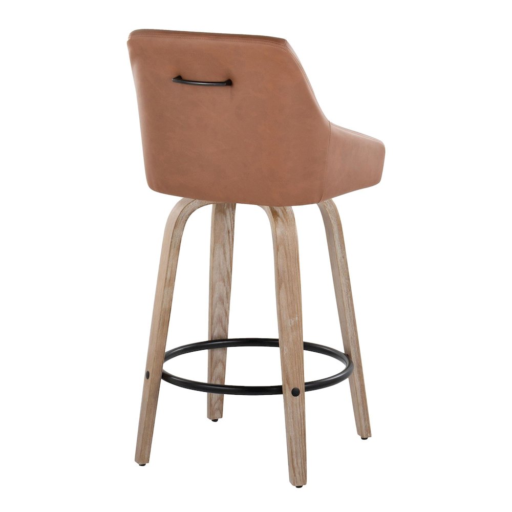 Hannah 26" Fixed-Height Counter Stool - Set of 2. Picture 4