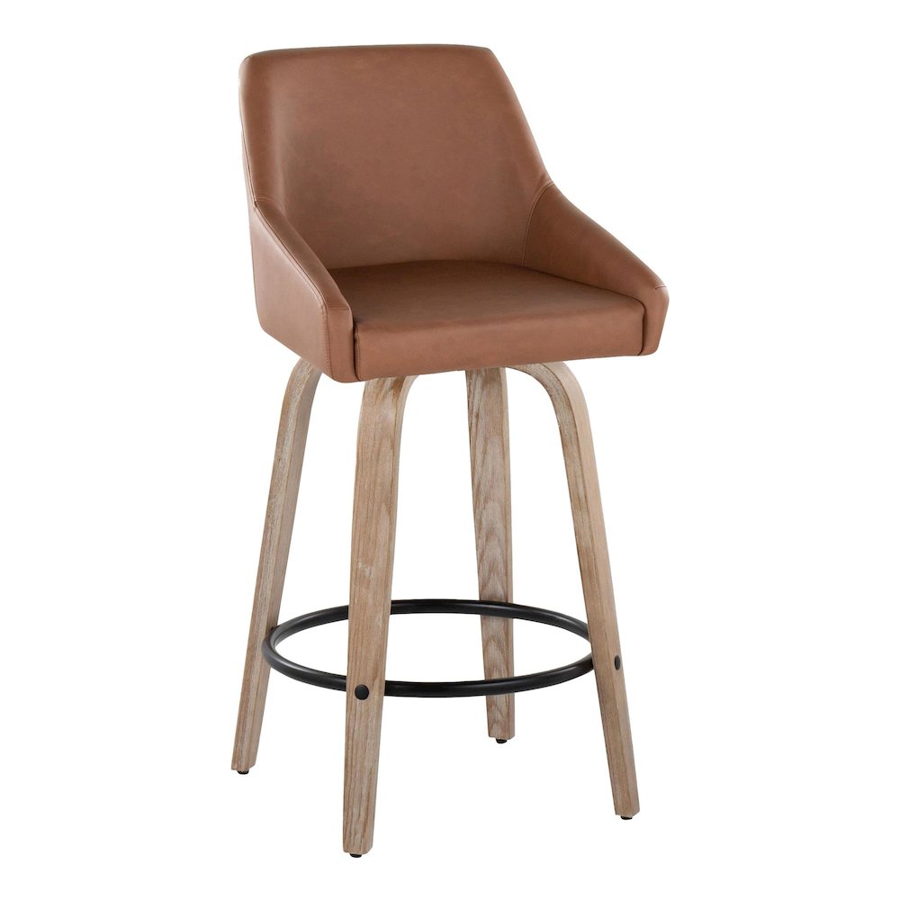 Hannah 26" Fixed-Height Counter Stool - Set of 2. Picture 2