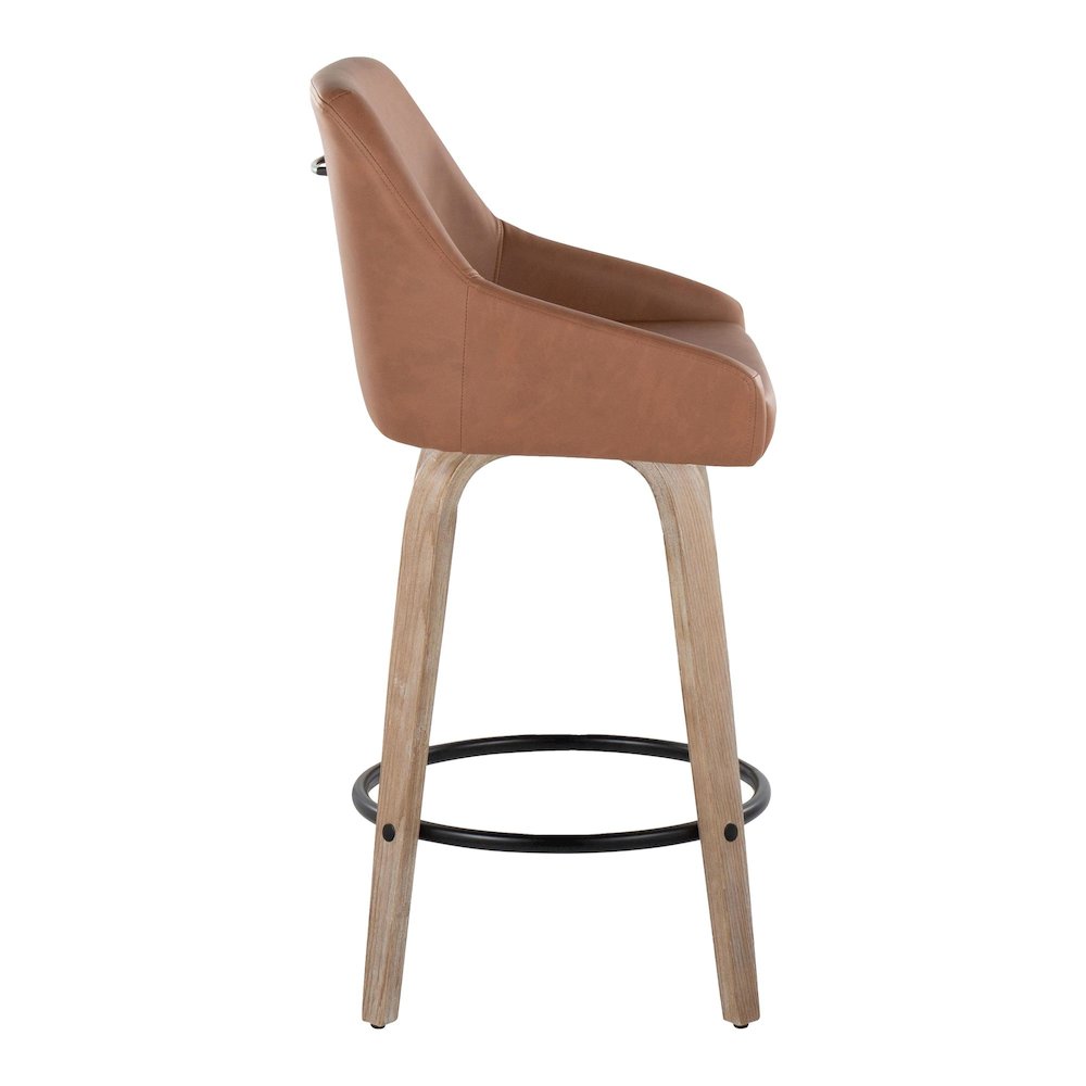 Hannah 26" Fixed-Height Counter Stool - Set of 2. Picture 3