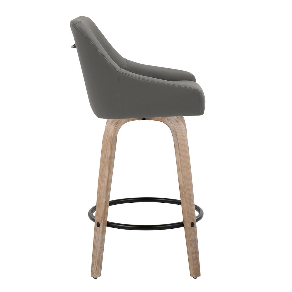 Hannah 26" Fixed-Height Counter Stool - Set of  2. Picture 3