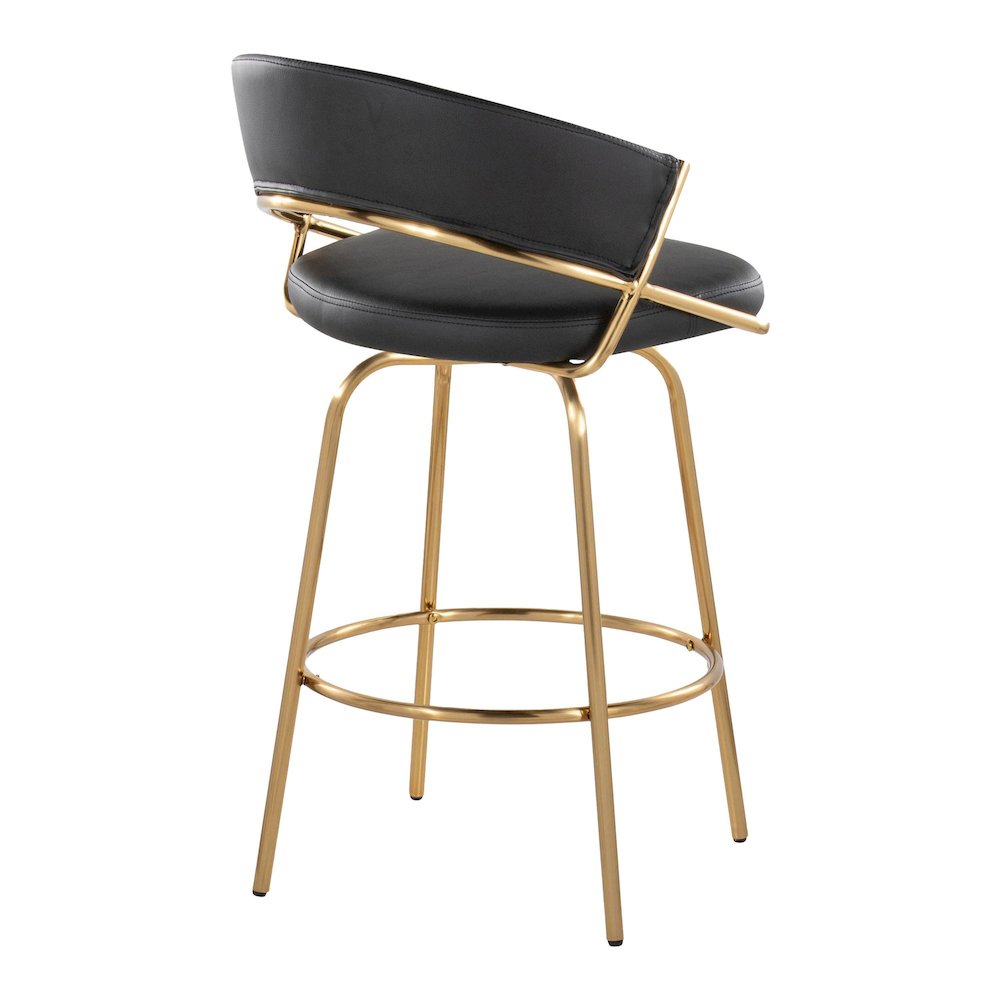 Jie Fixed-Height Counter Stool - Set of 2. Picture 4