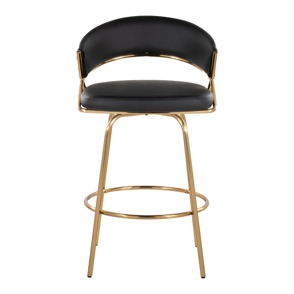 Jie Fixed-Height Counter Stool - Set of 2. Picture 6