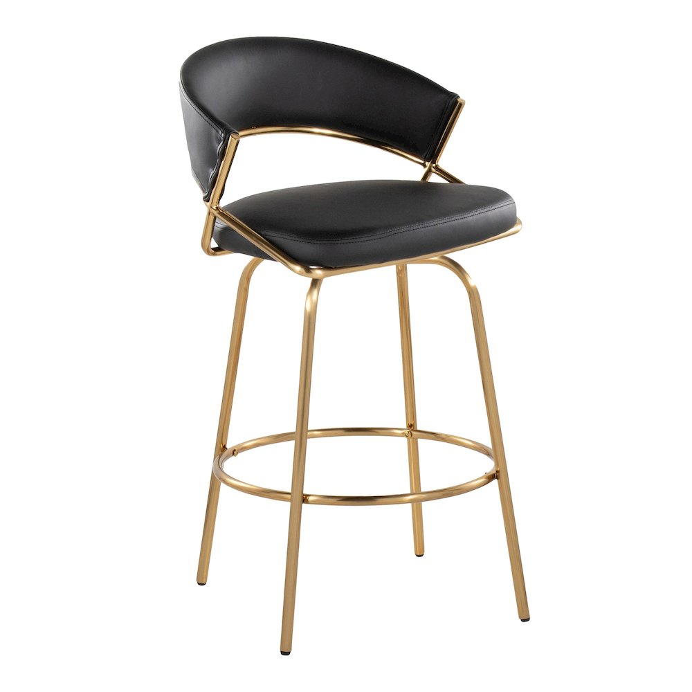 Jie Fixed-Height Counter Stool - Set of 2. Picture 2