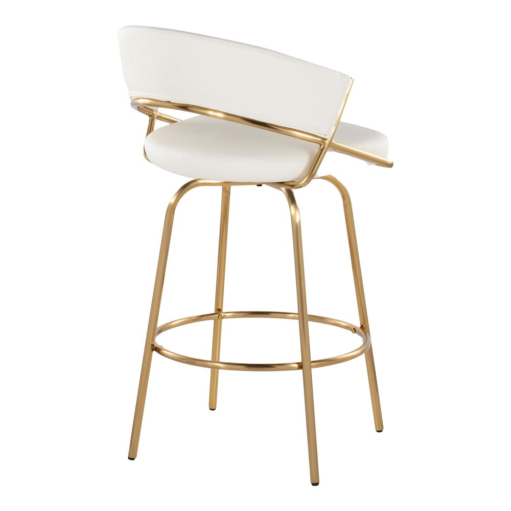 Jie Fixed-Height Counter Stool - Set of 2. Picture 4