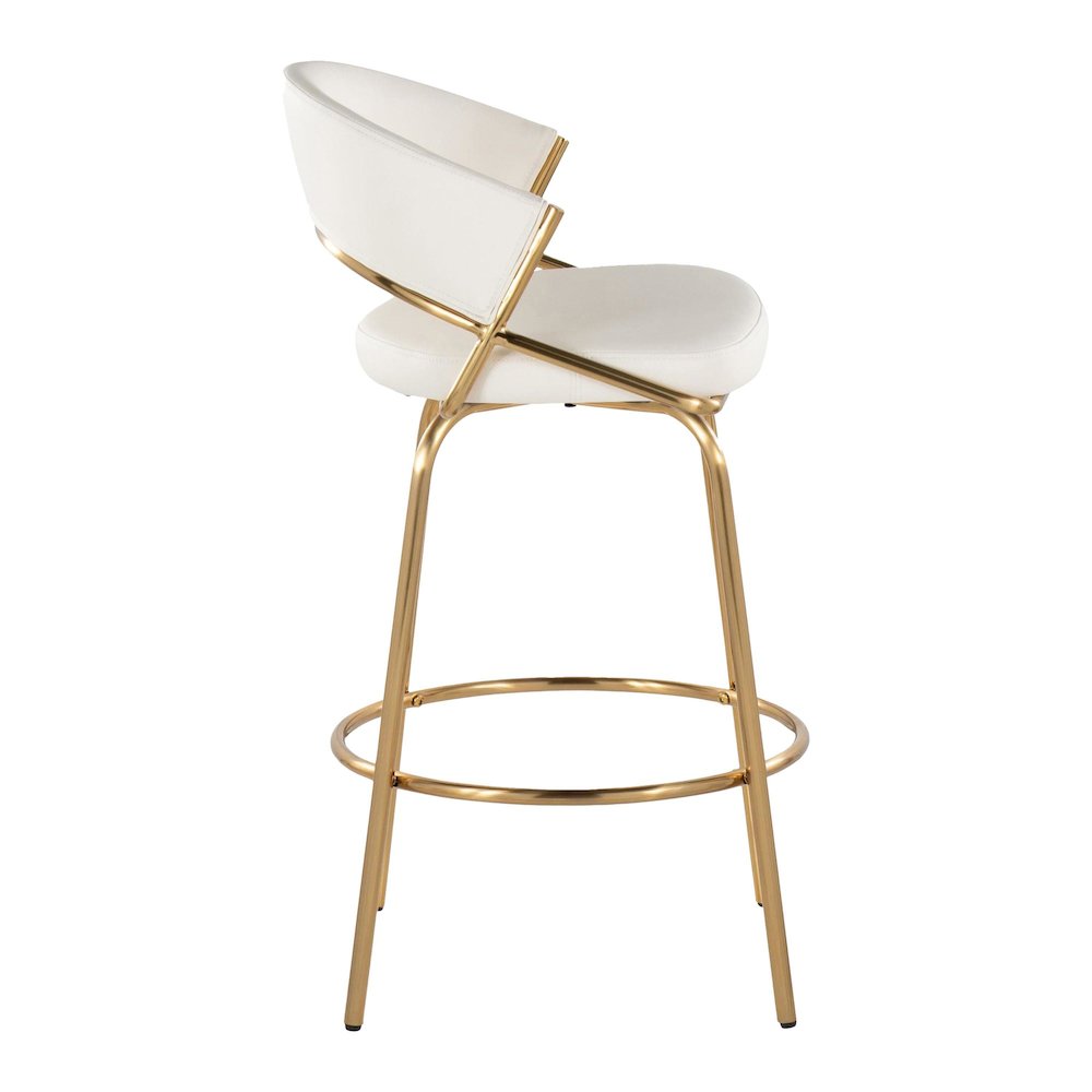 Jie Fixed-Height Counter Stool - Set of 2. Picture 3