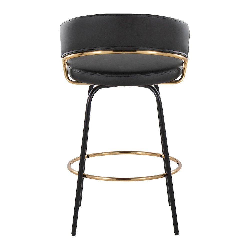 Jie 26" Fixed-Height Counter Stool - Set of 2. Picture 5