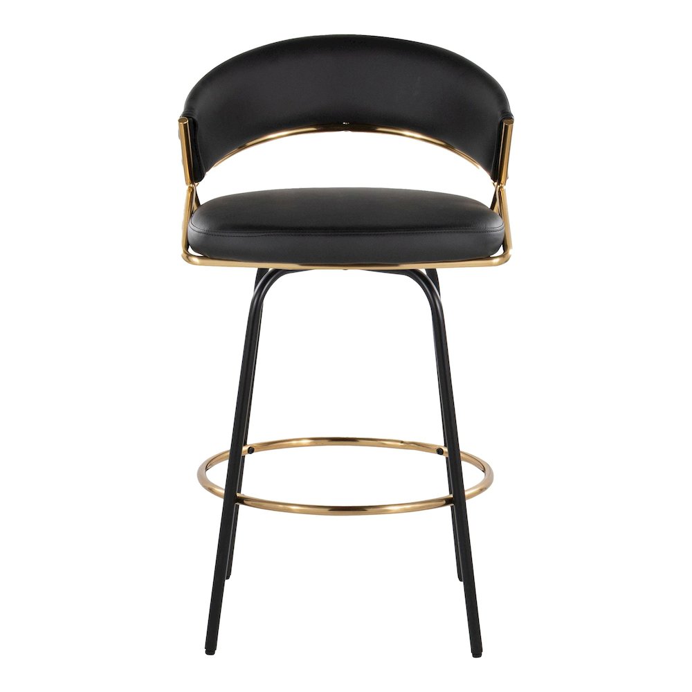 Jie 26" Fixed-Height Counter Stool - Set of 2. Picture 6