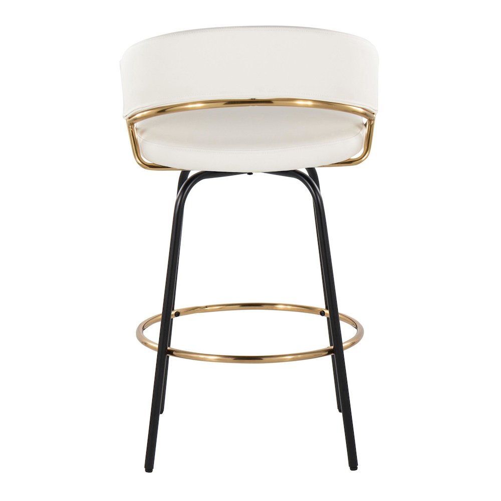 Jie 26" Fixed-Height Counter Stool - Set of 2. Picture 5
