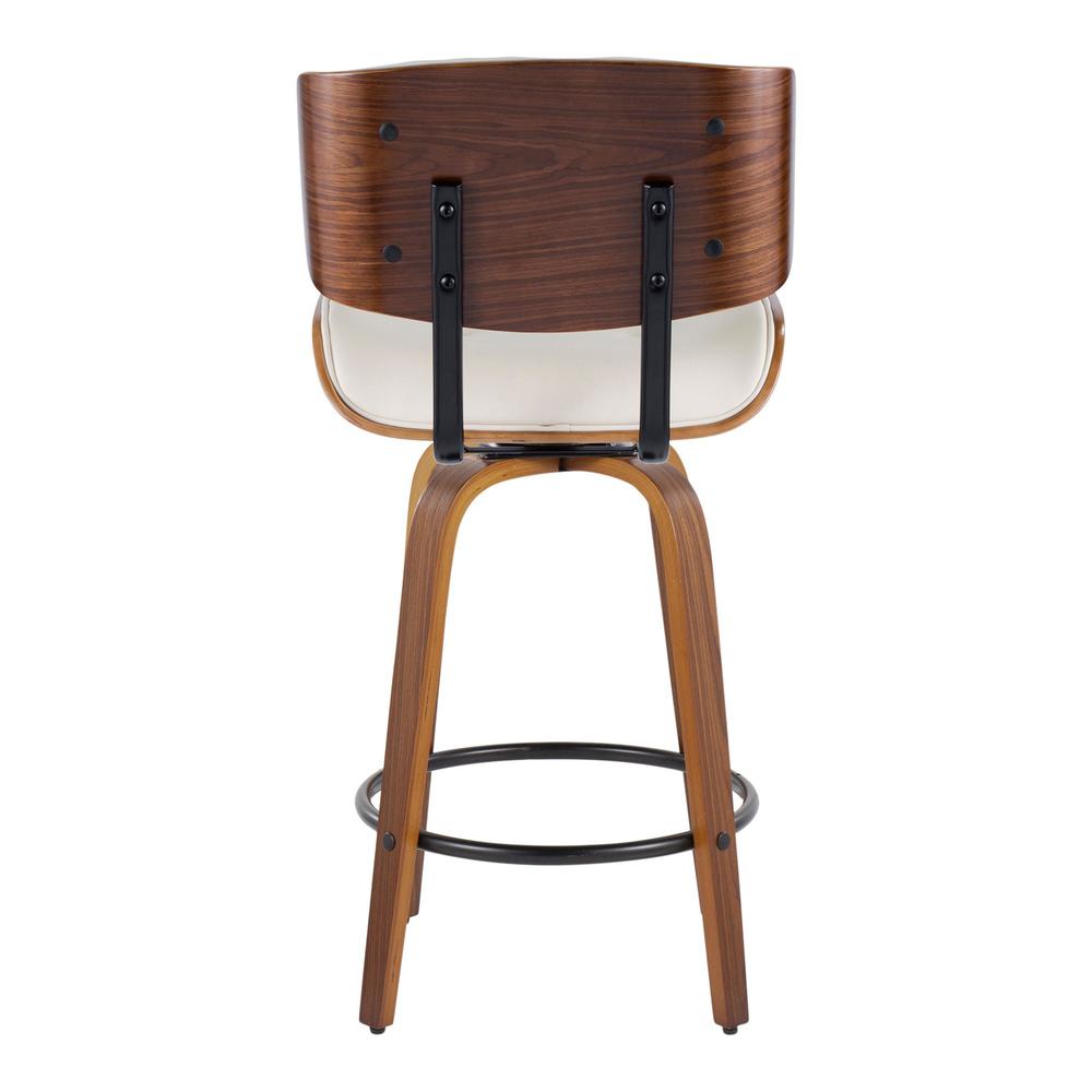 Beige Lombardi 26" Fixed-Height Counter Stool - Set of 2. Picture 5