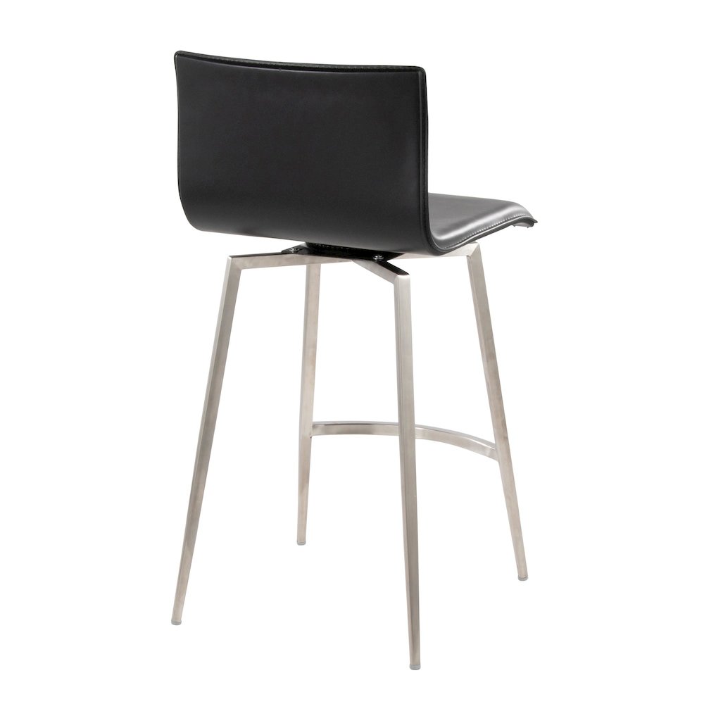 Mara Upholstered 26" Fixed-Height Counter Stool - Set of 2. Picture 4