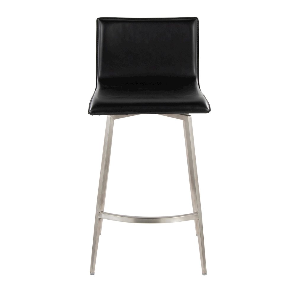 Mara Upholstered 26" Fixed-Height Counter Stool - Set of 2. Picture 6
