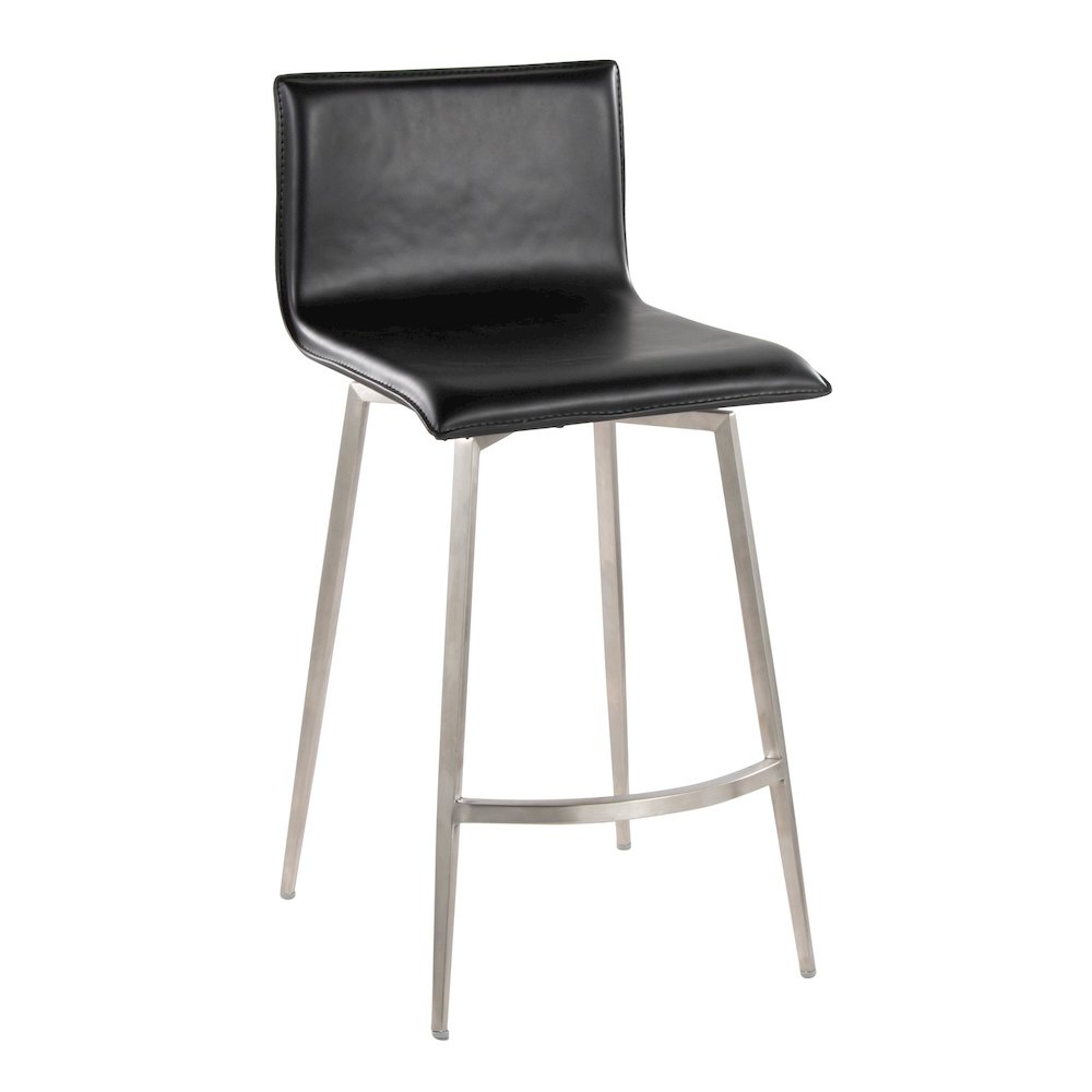 Mara Upholstered 26" Fixed-Height Counter Stool - Set of 2. Picture 2