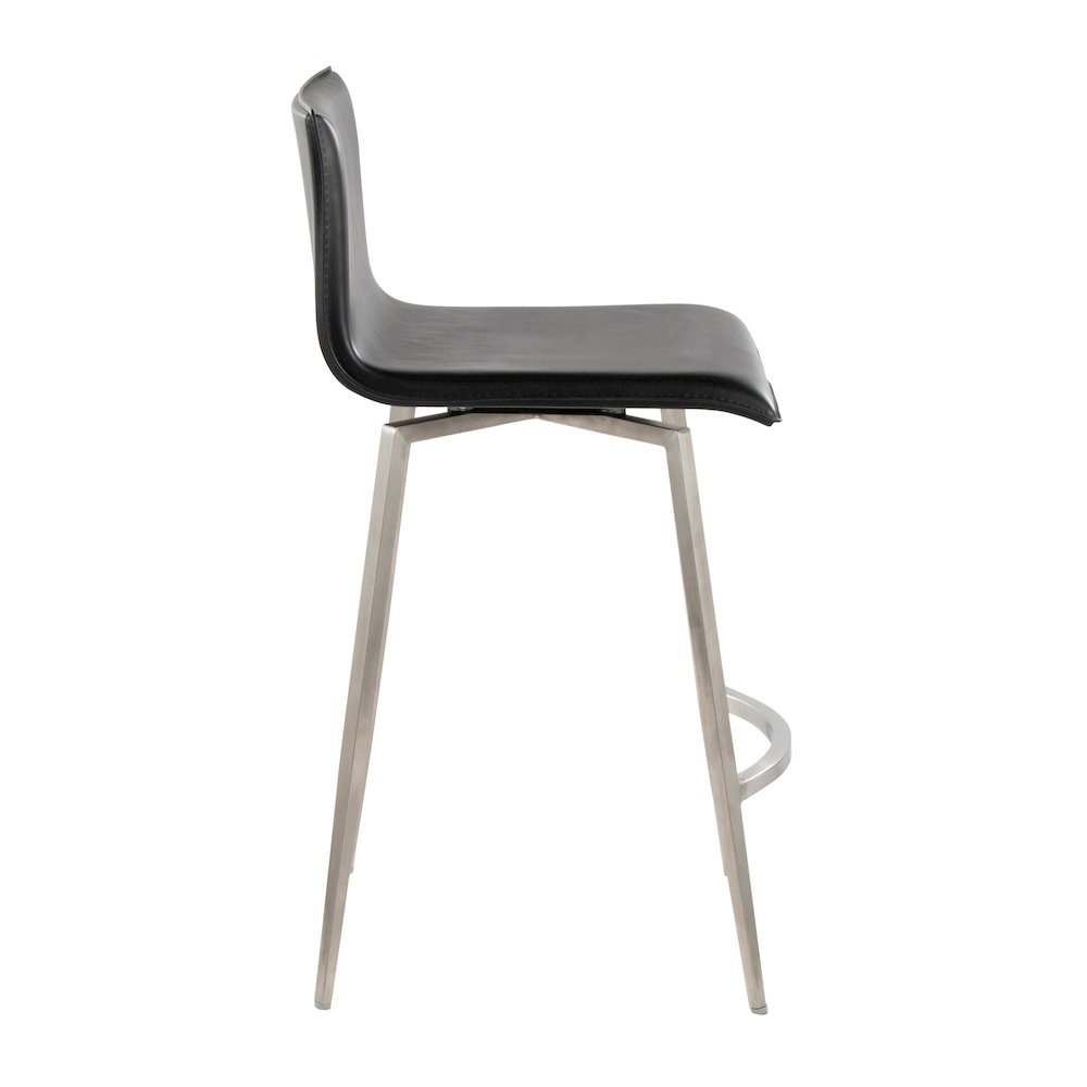 Mara Upholstered 26" Fixed-Height Counter Stool - Set of 2. Picture 3