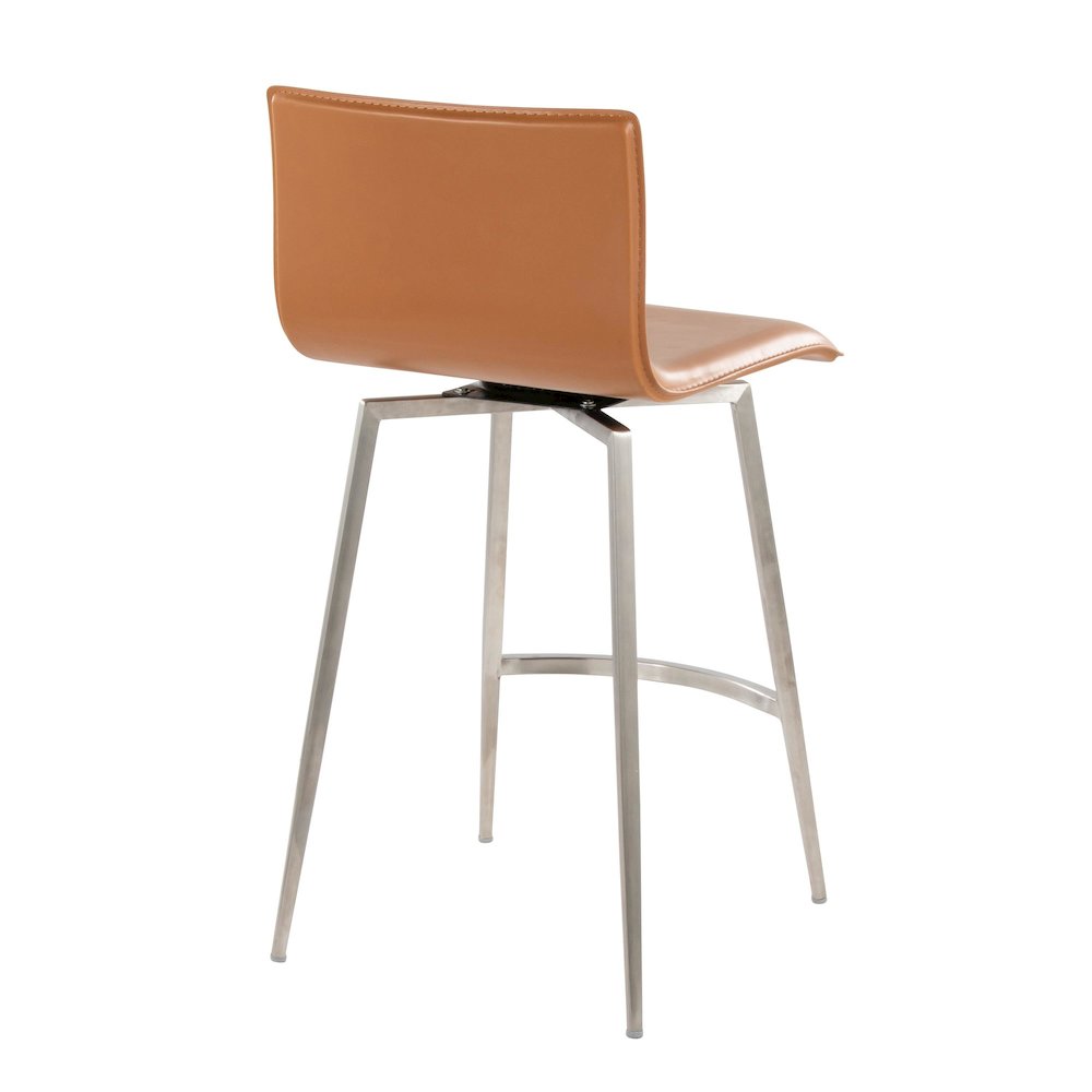 Mara Upholstered 26" Fixed-Height Counter Stool - Set of 2. Picture 4